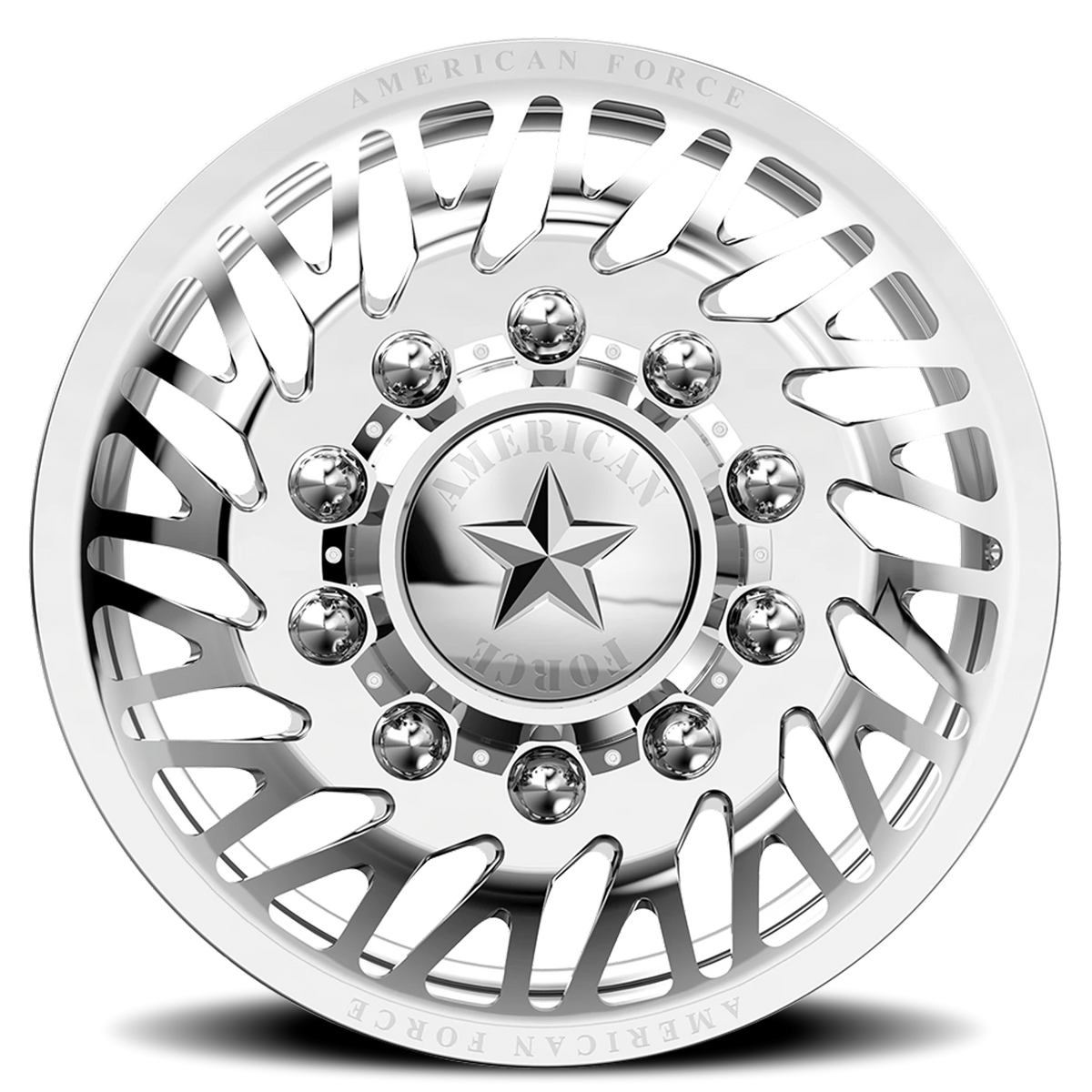 American Force N19 Torsion DRW Polished 28x8.25 +152 10x225mm 170mm - Wheelwiz