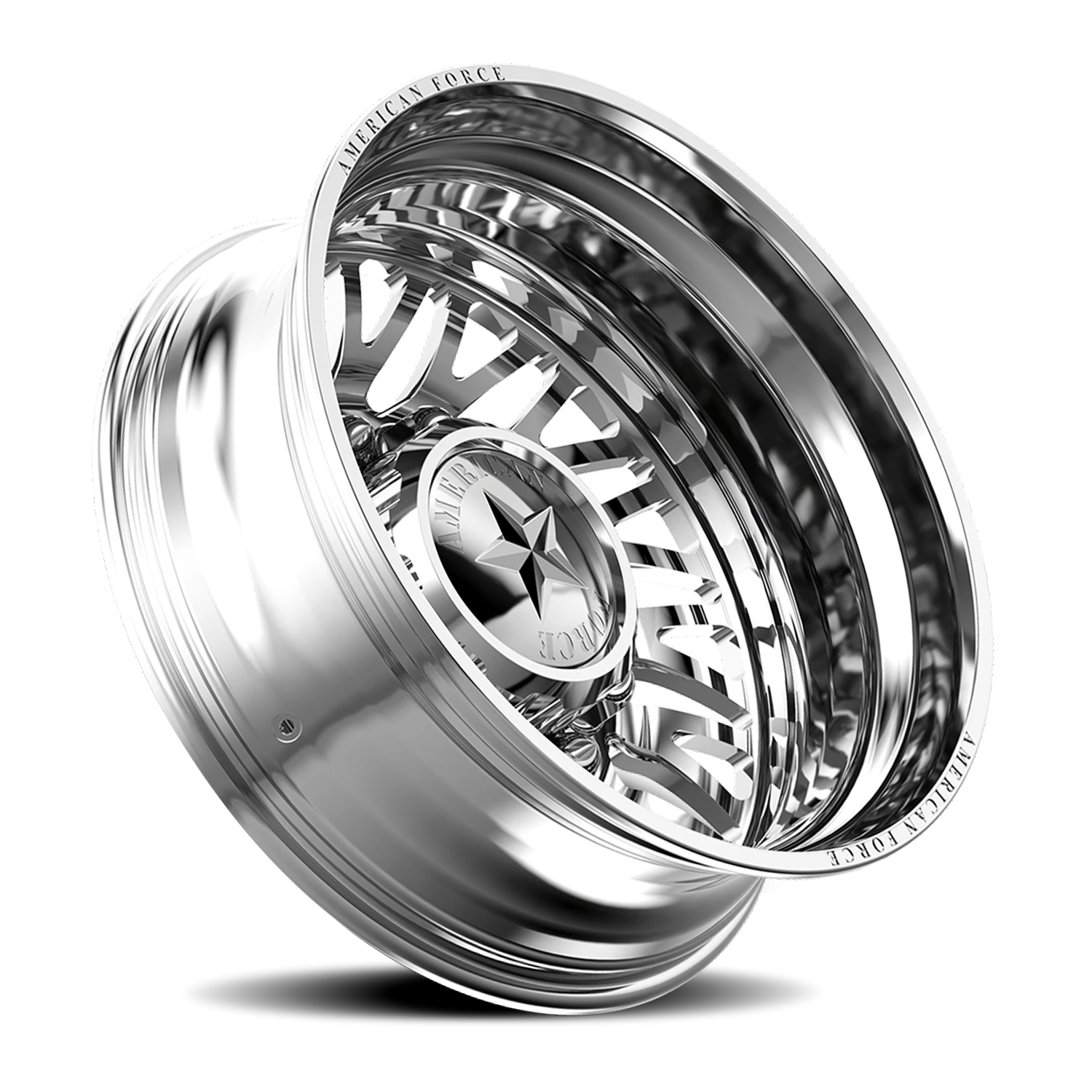 American Force N19 Torsion DRW Polished 28x8.25 -130 10x225mm 170mm - Wheelwiz