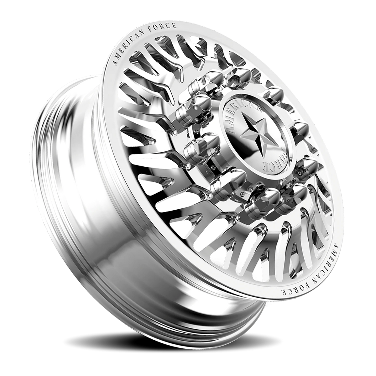 American Force N19 Torsion DRW Polished 22x8.25 +169 8x165.1mm 117mm - Wheelwiz
