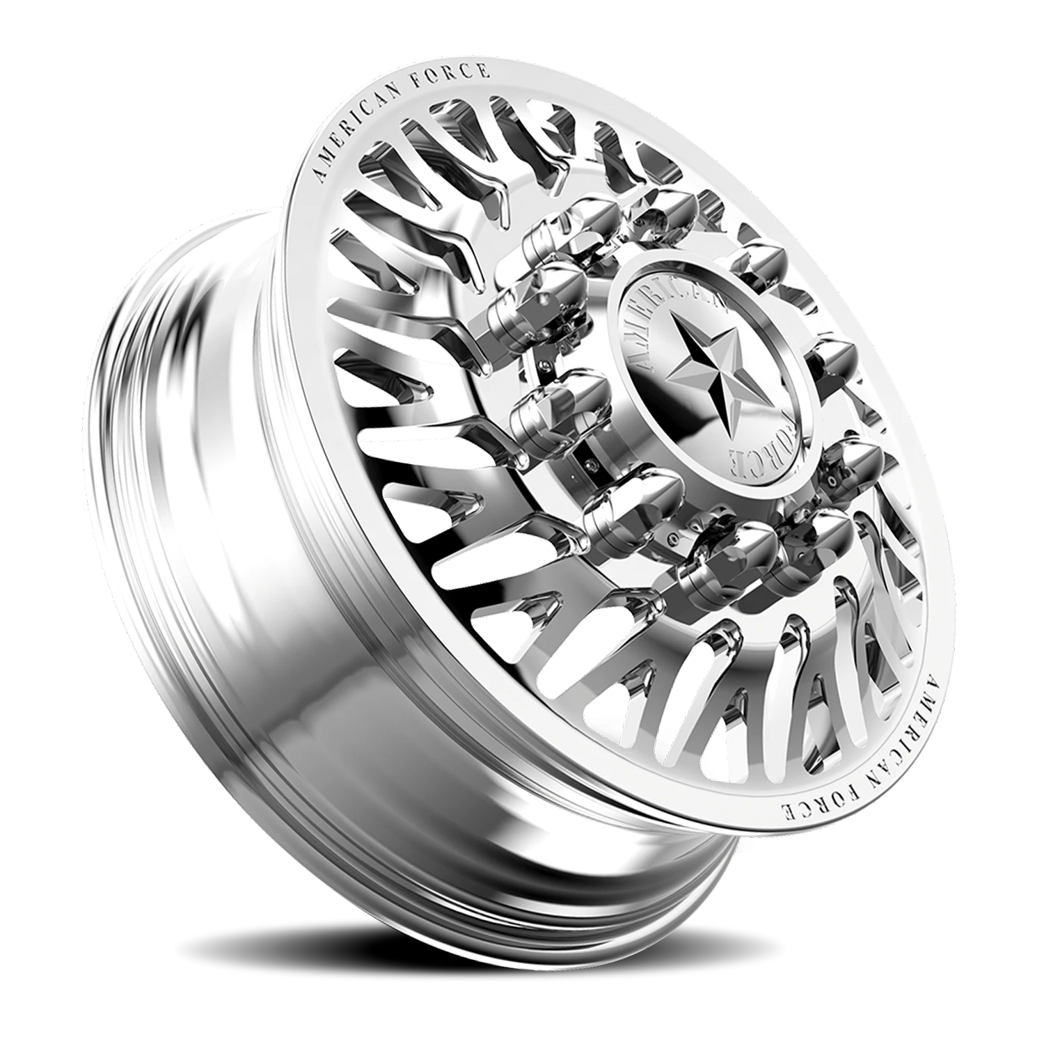 American Force N19 Torsion DRW Polished 28x8.25 +152 8x210mm 154mm - Wheelwiz