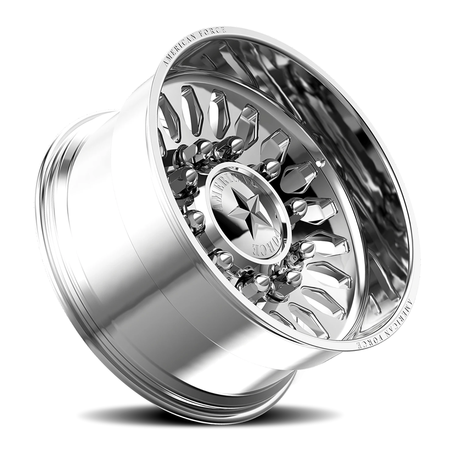 American Force N20 Massive CCSD Polished 26x14 -73 8x165.1mm 122mm - Wheelwiz