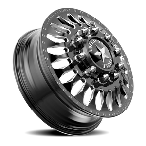 American Force N20 Massive DRW Gloss Black W/ Milled 24x8.25 -145 10x225mm 170mm - Wheelwiz