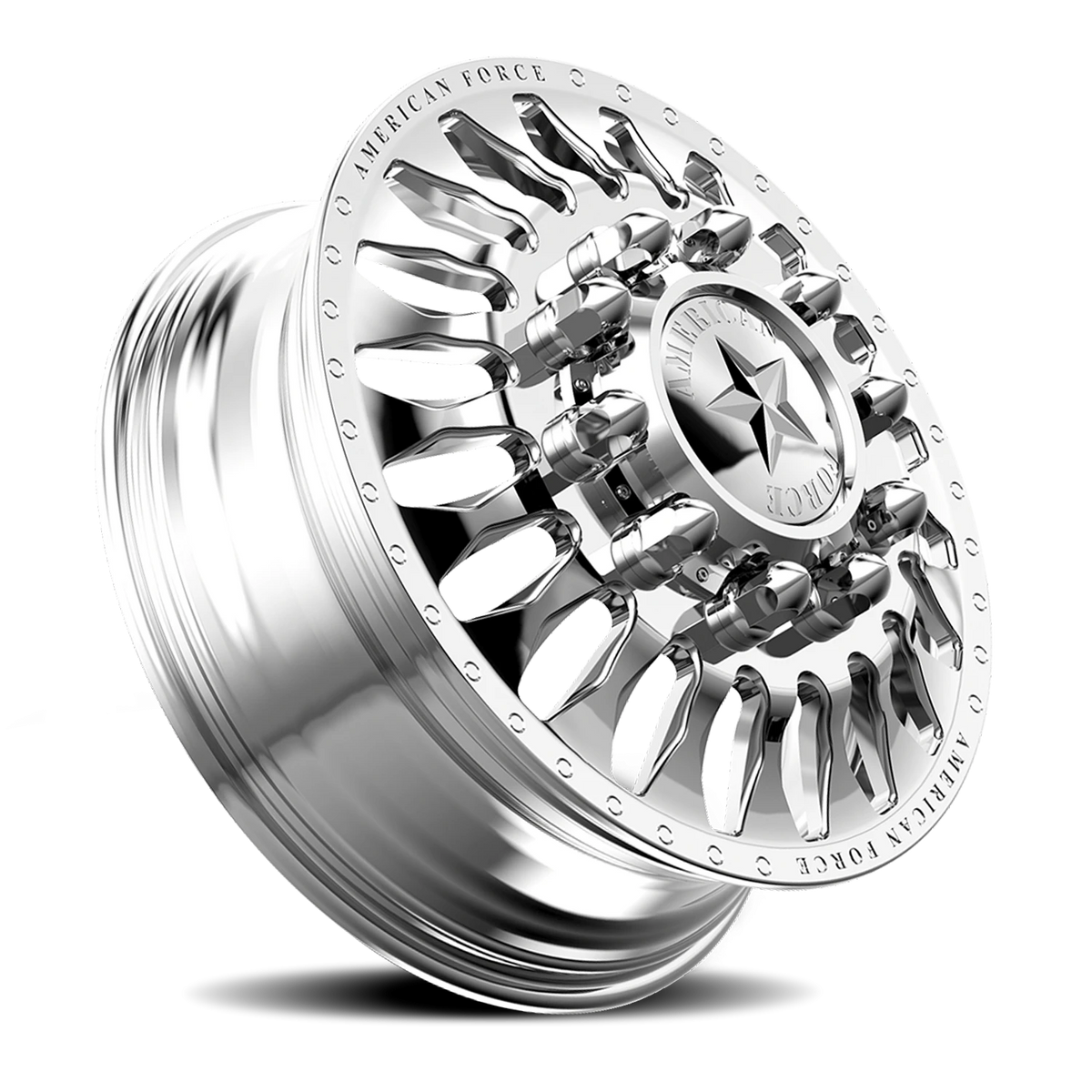 American Force N20 Massive DRW Polished 22x8.25 +169 10x225mm 170mm - Wheelwiz