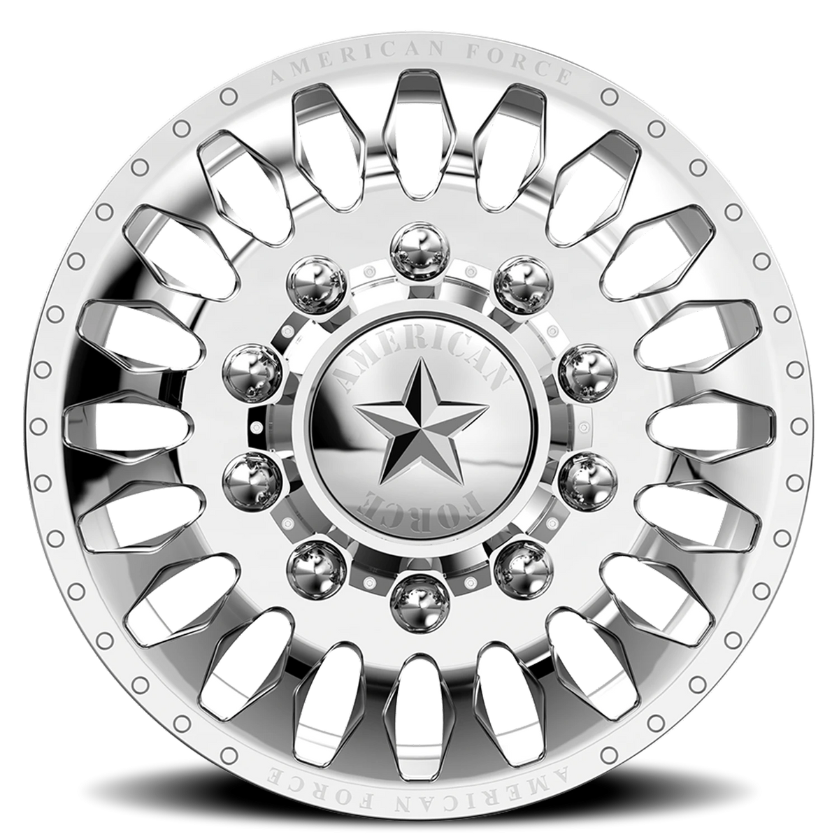 American Force N20 Massive DRW Polished 28x8.25 +152 8x225mm 170mm - Wheelwiz