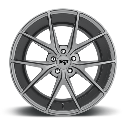 Niche M116 MISANO Matte Gun Metal 20x9 +35 5x120mm 72.6mm