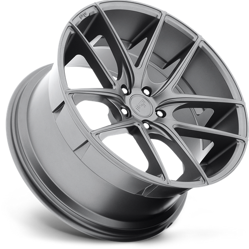 Niche M129 TARGA Matte Gunmetal 20x10 +40 5x120mm 72.6mm