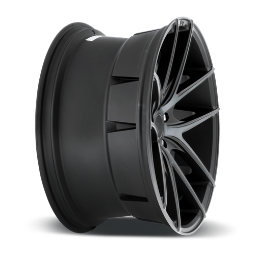 Niche M130 TARGA Matte Black Double Dark Tint 19x9.5 +35 5x120mm 72.6mm