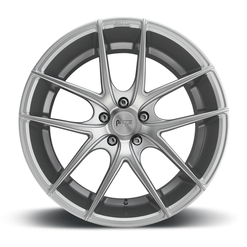 Niche M131 TARGA Gloss Silver Machined 20x8.5 +42 5x114.3mm 72.6mm