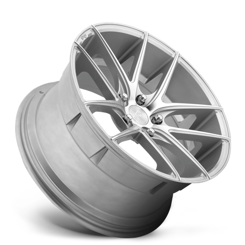 Niche M131 TARGA Gloss Silver Machined 20x8.5 +42 5x114.3mm 72.6mm - Wheelwiz