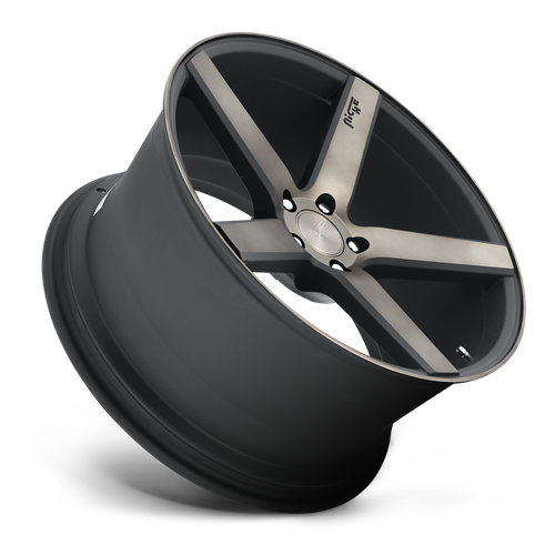Niche M134 MILAN Matte Black Ddt Machined 19x8.5 +35 5x114.3mm 72.6mm