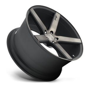 Niche M134 MILAN Matte Black Ddt Machined 19x8.5 +35 5x114.3mm 72.6mm