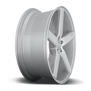 Niche M135 MILAN Gloss Silver Machined 19x8.5 +35 5x114.3mm 72.6mm