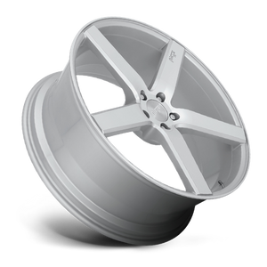 Niche M135 MILAN Gloss Silver Machined 18x8 +40 5x114.3mm 72.6mm