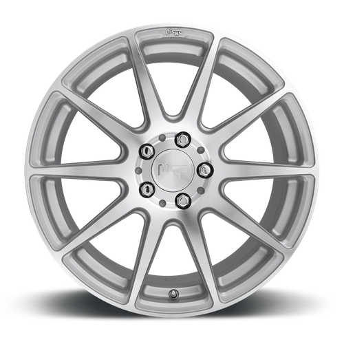 Niche M146 ESSEN Gloss Silver Machined 19x8.5 +42 5x112mm 66.6mm