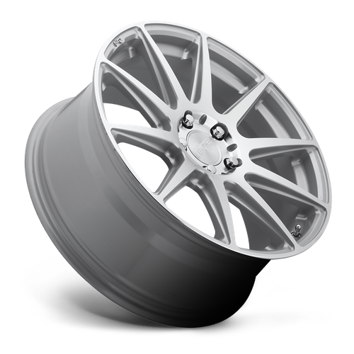 Niche M146 ESSEN Gloss Silver Machined 19x8.5 +42 5x112mm 66.6mm