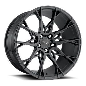 Niche M183 STACCATO Matte Black 22x10 +50 5x130mm 71.5mm