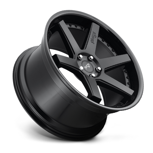 Niche M192 ALTAIR Gloss Black Matte Black 22x10 +35 5x127mm 71.5mm