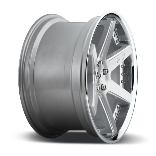 Niche M193 ALTAIR Gloss Silver 20x10.5 +35 5x120mm 72.6mm
