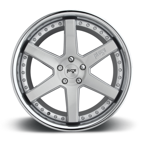 Niche M193 ALTAIR Gloss Silver 20x10.5 +35 5x120mm 72.6mm