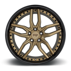 Niche M195 METHOS Matte Bronze Black Bead Ring 20x10.5 +40 5x112mm 66.6mm