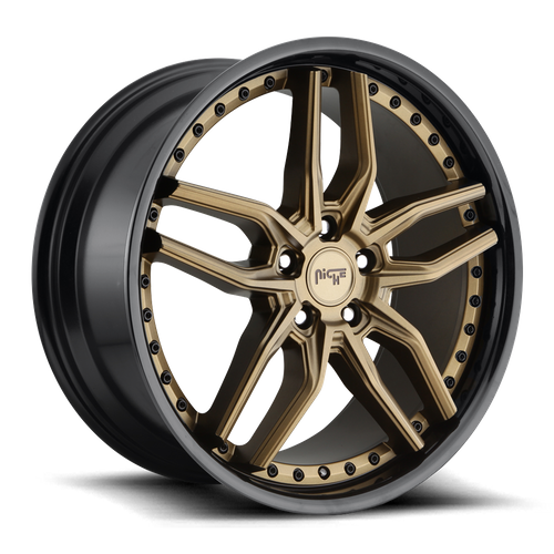 Niche M195 METHOS Matte Bronze Black Bead Ring 19x8.5 +42 5x112mm 66.6mm