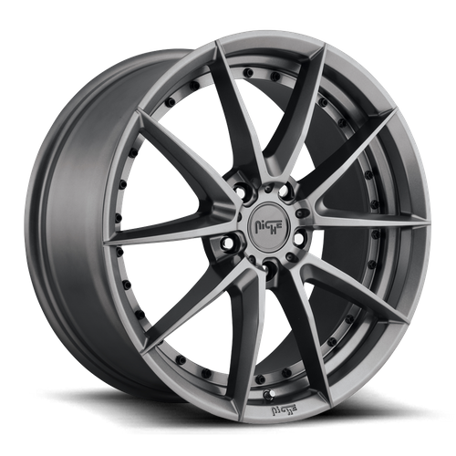 Niche M197 SECTOR Gloss Anthracite 20x9 +35 5x120mm 72.6mm - Wheelwiz