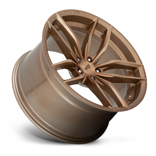 Niche M202 VOSSO Glossy Bronze Brushed 20x9 +35 5x114.3mm 72.6mm - Wheelwiz