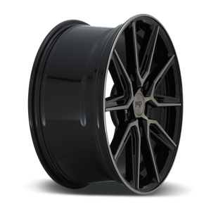 Niche M219 GEMELLO Gloss Mach Double Dark Tint 20x9 +35 5x114.3mm 72.6mm - Wheelwiz