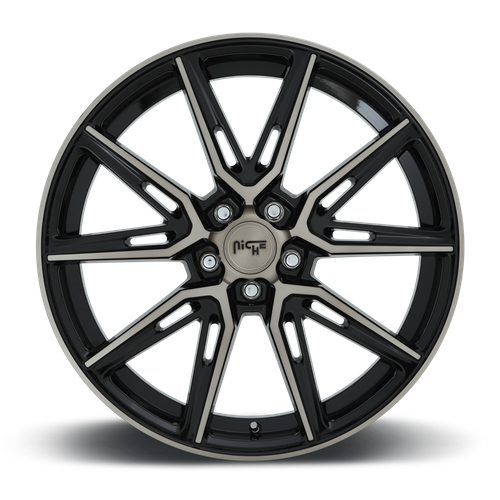 Niche M219 GEMELLO Gloss Mach Double Dark Tint 20x9 +35 5x114.3mm 72.6mm - Wheelwiz