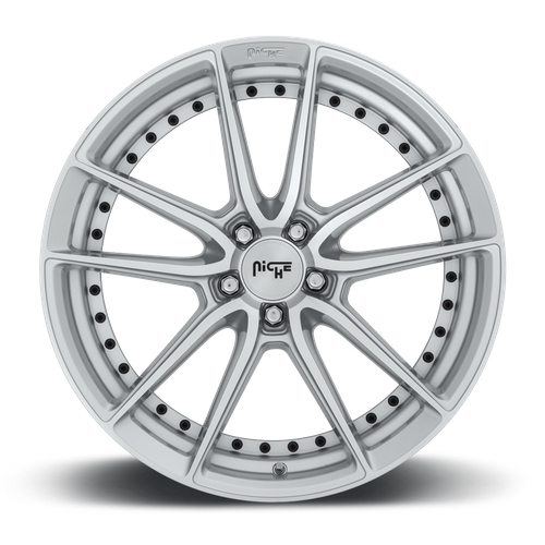 Niche M221 DFS Gloss Silver Machined 20x10.5 +35 5x120mm 72.6mm