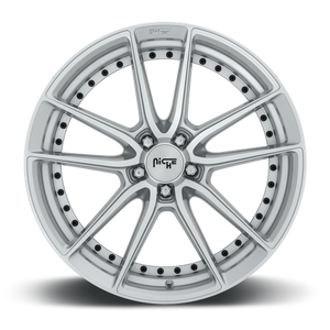 Niche M221 DFS Gloss Silver Machined 20x10.5 +20 5x115mm 71.5mm
