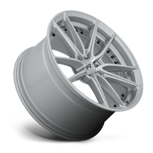 Niche M221 DFS Gloss Silver Machined 20x10.5 +35 5x120mm 72.6mm