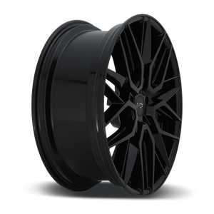 Niche M224 GAMMA Gloss Black 22x10.5 +45 5x130mm 71.5mm