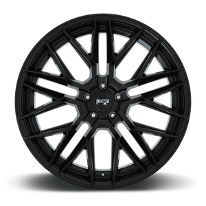 Niche M224 GAMMA Gloss Black 24x10 +30 6x135mm 87.1mm