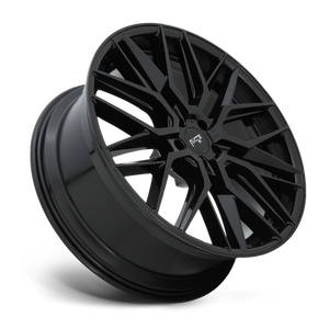 Niche M224 GAMMA Gloss Black 24x10 +35 5x112mm 66.6mm