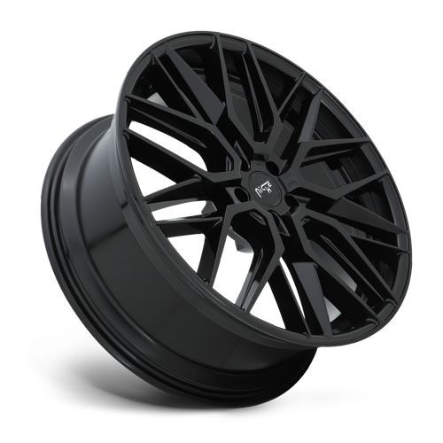 Niche M224 GAMMA Gloss Black 20x10.5 +35 5x120mm 74.1mm - Wheelwiz