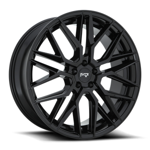 Niche M224 GAMMA Gloss Black 22x10.5 +35 5x130mm 84.1mm