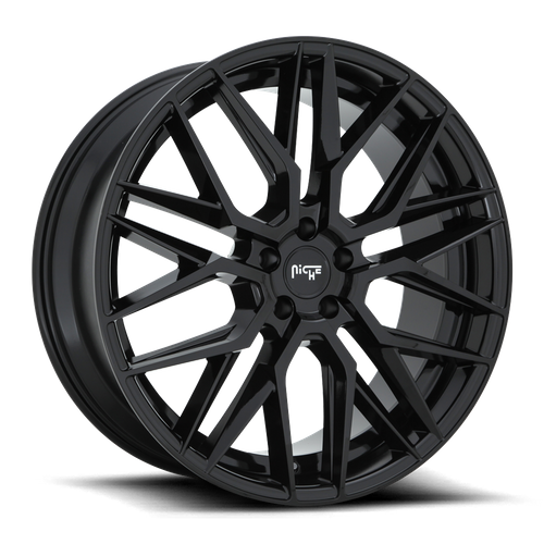 Niche M224 GAMMA Gloss Black 20x10.5 +40 5x112mm 66.6mm