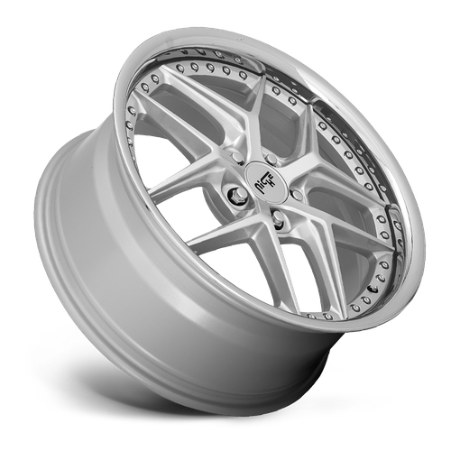 Niche M225 VICE Matte Silver 20x10.5 +35 5x120mm 72.6mm