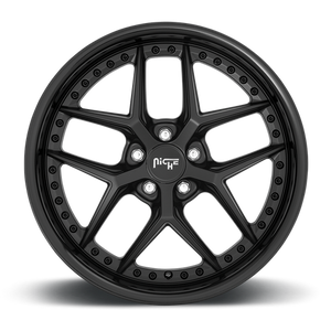 Niche M226 VICE Gloss Black Matte Black 19x9.5 +35 5x120mm 72.6mm