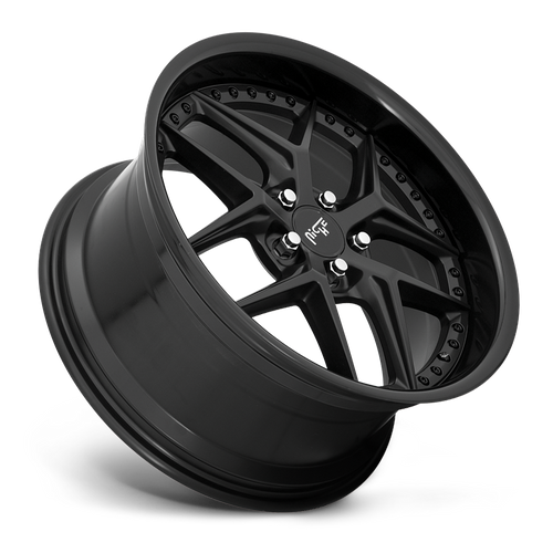 Niche M226 VICE Gloss Black Matte Black 20x10.5 +40 5x112mm 66.6mm