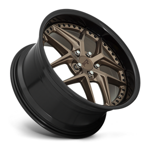 Niche M227 VICE Matte Bronze Black Bead Ring 20x9 +35 5x120mm 72.6mm