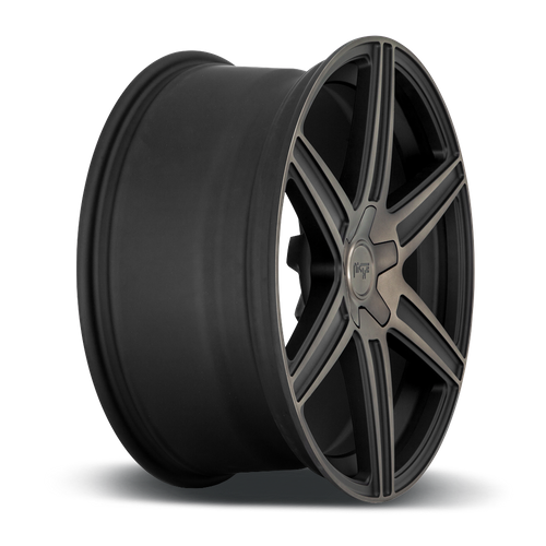 Niche M236 CARINA Matte Mach Double Dark Tint 24x10 +25 5x139.7mm 78.1mm