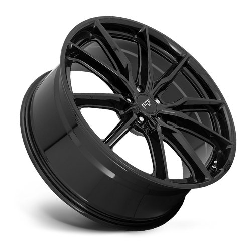 Niche M240 RAINIER Gloss Black 19x9.5 +50 5x112mm 66.6mm