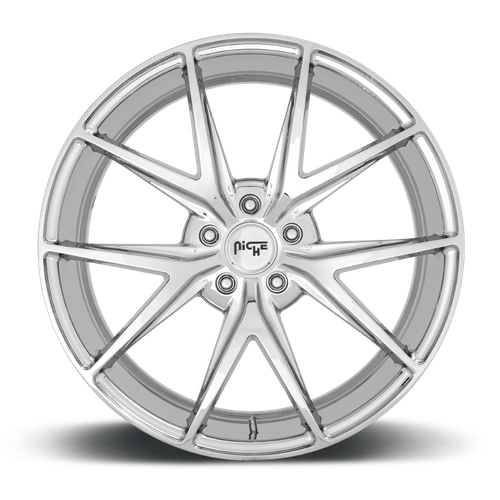 Niche M248 MISANO Chrome 22x9 +35 5x120mm 72.6mm - Wheelwiz