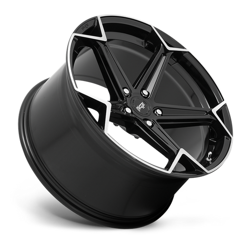 Niche N259 ARROW Gloss Black Brushed 20x10.5 +35 5x120mm 72.6mm