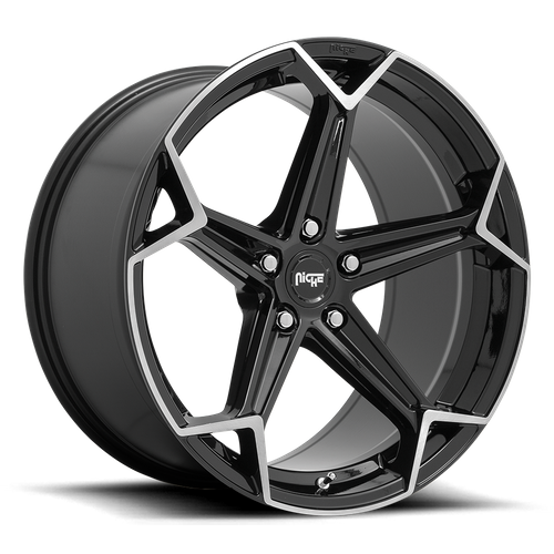 Niche N259 ARROW Gloss Black Brushed 20x10.5 +20 5x115mm 71.5mm