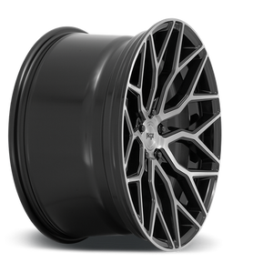 Niche M262 MAZZANTI Gloss Black Brushed Face 19x8.5 +35 5x114.3mm 72.6mm