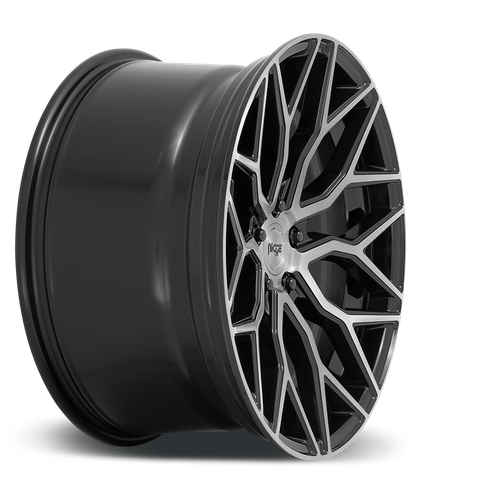 Niche M262 MAZZANTI Gloss Black Brushed Face 20x9 +27 5x112mm 66.6mm