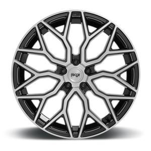 Niche M262 MAZZANTI Gloss Black Brushed Face 19x8.5 +35 5x114.3mm 72.6mm